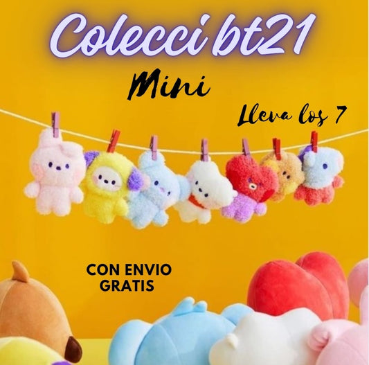 peluches de bt21 felpa mini